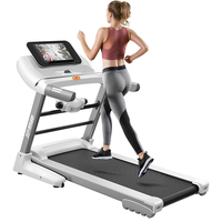 Tapis roulant électrique YPOO avec tv tapis roulant pliable compact tapis roulant de bonne qualité à usage domestique avec YPOOFIT APP