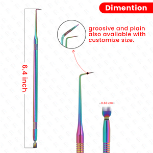 Varillas de Acero Inoxidable para Permanente y Tinte de Pestañas, Herramienta Separadora de Pestañas Reutilizable, Peine Separador para Lifting de Pestañas, Herramientas para Extensión de Pestañas - Product Image 3