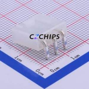 X9357WR-03-N2SN Wire-to-Board Pin Header Bent Lead Through Hole,P=4.2mm Connector 1x3P 4.2mm Right Angle Insert 3P - Product Image 2