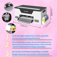 Printer DTF A3 Multiwarna 13 Inci XP600 Tinta Pigment Digital Otomatis Transfer Panas Kaos Roll-To-Roll 1 Tahun Ep-son Kecil