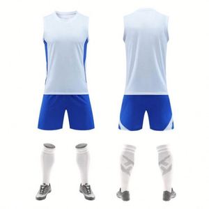 Camiseta Deportiva sin Mangas de Poliéster Transpirable de Secado Rápido, con Logotipo Personalizado por Transferencia Térmica, Unisex, Tallas Grandes, para Fútbol - Product Image 1