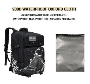 Custom Wholesale <b>45L</b> Tactical <b>Backpack</b> with Molle System Anti-Theft Zipper Closure for Gym Hiking Hunting - Product Image 2