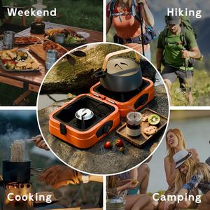 Estufa de camping Premium portátil 2025, estilo plegable y versátil para cocinar cómodamente sobre la marcha, producto de parrillas de barbacoa de tendencia - Product Image 3