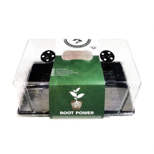 Plateau de semis en plastique durable pour pépinière, boîte de germination de graines, plateau de culture de légumes avec couvercle, vente en gros - Product Image 5