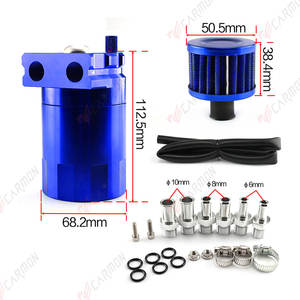 300ml Aluminium Universele Olieafvanger met Ademfilter, Ombouw Motor Olieafvanger Reservoir met Brandstofleiding - Product Image 2