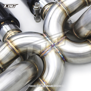 Tuning Axle Back para PORSCHE 718 <span class=keywords><strong>Boxster</strong></span>/Cayman 2,0 2016-2023 Tubo de escape de acero inoxidable con sistema de silenciador Catback con válvula - Product Image 5