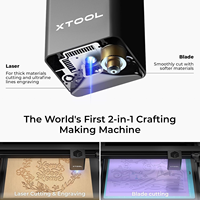 Grabador y Cortador Láser 2 en 1 de 10W para M1, Cámara Inteligente CNC de Alta Precisión, Compatible con Madera, Papel, Cuero, Piedra, Metal, DXF