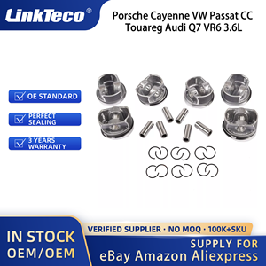 Linkteco ชุดลูกสูบเครื่องยนต์6X สำหรับปอร์เช่คาเยนน์ VW Passat CC Touareg Q7 Audi <span class=keywords><strong>VR6</strong></span> <span class=keywords><strong>3</strong></span>.6L FSI 2006-2018 03H107065C 03H107065F - Product Image 4