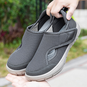 <span class=keywords><strong>Scarpe</strong></span> estive in rete traspirante da <span class=keywords><strong>uomo</strong></span>, leggere, con <span class=keywords><strong>velcro</strong></span>, per anziani. - Product Image 2