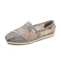 Nouveauté Mode Dames Toile Chaussures Espadrilles Femmes 2025 Chaussures Plat Casual Sneaker Haute Qualité Vente En Gros Pas Cher