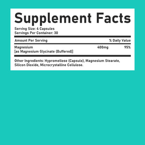 Cápsulas de Suplemento de Glicinato de Magnesio Puro Directo de Fábrica, Apoya un Corazón y un Metabolismo Saludables, Apoya la Energía Normal - Product Image 2
