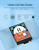 Waveshare Zero LCD HAT A -SKU-25586, Pantalla LCD Triple para Raspberry Pi, Pantalla Principal LCD IPS de 1.3 Pulgadas Integrada