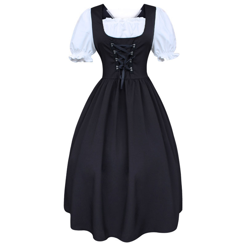 medieval lace-up full skirt