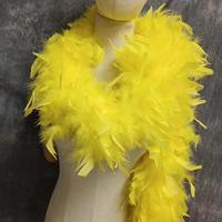 100g épais dinde Chandella plume Boa plume Chandelle Boa écharpe châle pour mariage Festivals fête carnaval Costumes décor