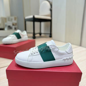 Chaussures décontractées unisexes à plateforme en cuir véritable de haute qualité pour l'hiver 2025, à lacets, pour la marche - Product Image 1