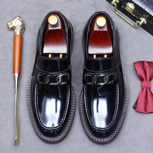 Mocassins décontractés pour hommes grande taille, style britannique, semelle plate, confortables pour la marche en extérieur - Product Image 6