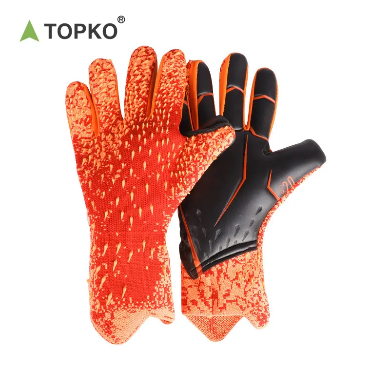 TOPKO stoklanan toptan çocuklar için kaleci eldivenleri eğitim futbol sporları kaleci eldivenleri