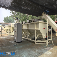 Ligne de lavage et de recyclage automatique de plastique PP PE PVC à haute productivité de la marque HAORUI