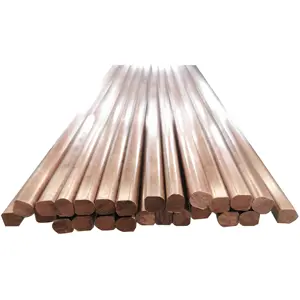 square price pure bus round copper tellurium rod bar 99.99 top per kg suppliers 3 inch diameter for grounding