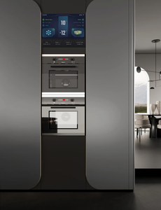 Gabinetes de Cocina Metálicos Pintados en Forma de Arco, Estilo Minimalista Italiano, de Alta Calidad y Personalizados de Fábrica - Product Image 5