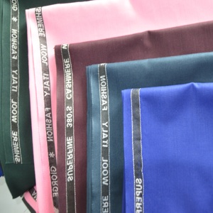 Venta caliente T/R 80/20 tela de lana de Cachemira orillo inglés brillante Italia para hombres que se adaptan - Product Image 2