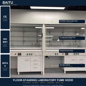 <span class=keywords><strong>Hotte</strong></span> de laboratoire à fumée chimique CE, à poser au sol, avec armoire de rangement, pour laboratoire pharmaceutique - Vente en gros - Product Image 3