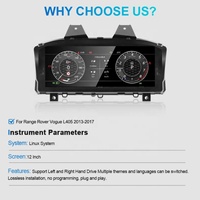 NaviHua Nouveau design pour Range Rover Vogue L405 2013 2017 Tableau de bord LCD de voiture, compteur numérique, cockpit virtuel