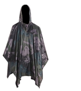 Wholesale Camo <strong>Raincoat</strong> Reusable Waterproof Windproof Rain Poncho for Adult <strong>Hunters</strong> - Product Image 3