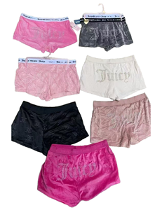 Liquidación de fábrica Nuevo precio fuera de precio Pantalones cortos de terciopelo Home Lounge Wear Pijamas de gran tamaño Mezcla de colores Material de algodón EE. UU./UE Stock suministrado - Product Image 2