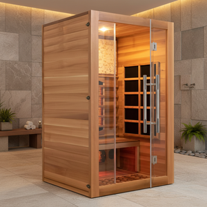 ห้องซาวน่าอินฟราเรดแบบพกพาขนาดสั่งทำพิเศษสำหรับใช้ในบ้าน - Product Image 3