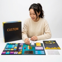 Jeu de société en carton personnalisé sur la stratégie financière pour l'éducation aux investissements et l'apprentissage de la gestion de la richesse