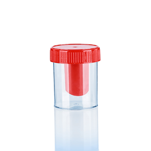 60ml PS 재료 표본 컵 의료용 맞춤형 OEM 스툴 컵 EOS 소독 실험실 소모품 - Product Image 1