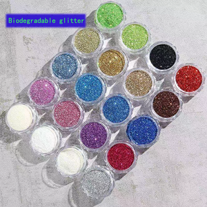 Brillo ultrafino biodegradable sin plástico de grado cosmético para arte, maquillaje corporal, manualidades, sombra de ojos, maquillaje de uñas. Muestras gratis. - Product Image 3