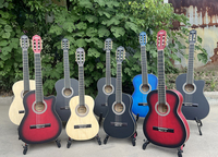 Gitar Klasik Aiersi 34/36/39 Inch Berbagai Ukuran Kayu Linden Matte Harga Grosir Menerima OEM ODM
