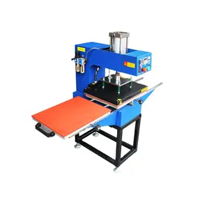 Double Working Tables Heat Press Machine Double locations large formata pneumatic lanyard sublimation machine