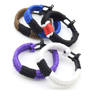 Bracelet en paracorde de ceinture bleue de Jiu-Jitsu brésilien en gros