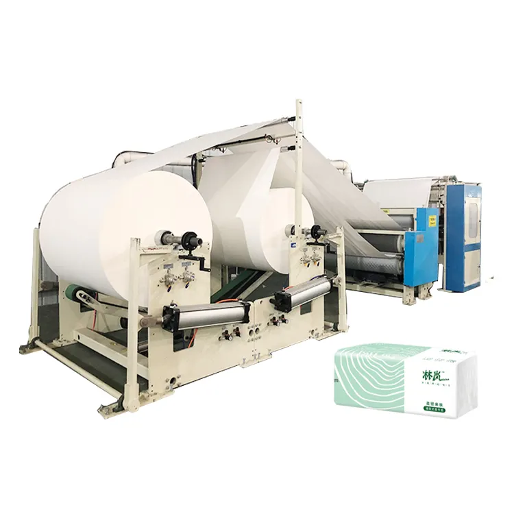 Buy Facial paper making machine New Tissue Production Line Facial Paper Making Machine