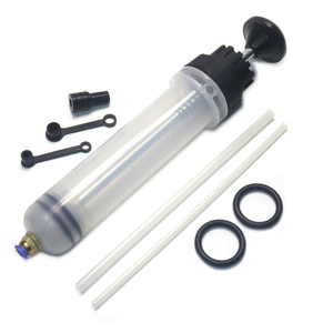 Pompe manuelle de transfert de carburant 200CC avec interrupteur, seringue d'injection et extracteur de liquide d'huile de voiture par aspiration sous vide - Product Image 2