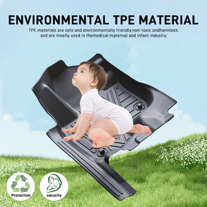 Tapis de sol antidérapant 5D en <span class=keywords><strong>TPE</strong></span> pour seuil de porte, 3 pièces, vente en gros, pour Geely Emgrand 2022-2025, compatible conduite à gauche (LHD) - Product Image 5