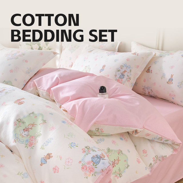 Wholesale Custom 4 Pcs Bed Sheet Duvet Cover 100% Cotton Bedding Set King Size Queen Size Full Sheets Sets Super Soft Luxury