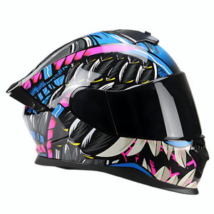 Prezzo di fabbrica con <span class=keywords><strong>teschio</strong></span> nero per caschi integrali unisex per tutte le stagioni e caschi da motociclista integrali. - Product Image 4