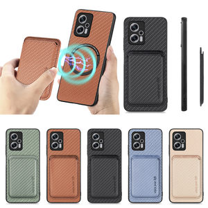 Étui <span class=keywords><strong>portefeuille</strong></span> magnétique élégant et haut de gamme en cuir PU classique pour <span class=keywords><strong>Xiaomi</strong></span> 17 <span class=keywords><strong>Redmi</strong></span> <span class=keywords><strong>Note</strong></span> 15 <span class=keywords><strong>Pro</strong></span> Plus K90 ProMax Poco, en cuir véritable pleine fleur - Product Image 1
