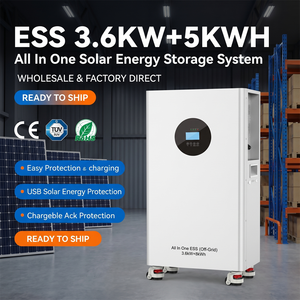 All in One Hybrid Solar with Battery <b>Energy</b> <b>Storage</b> <b>System</b> 5KW 10KWH HomePower MPPT Pure Sine Wave Off Grid - Product Image 1