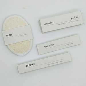 Set de Artículos de Aseo Desechables de Lujo Personalizados y Ecológicos para Hotel con Kits de Afeitado y Dental, Esenciales de Viaje Portátiles - Product Image 2
