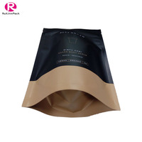 Le paquet noir mat tient la poche/sac de serrure de fermeture éclair d'emballage de papier d'aluminium/sacs de nourriture de stockage de Doypack Mylar