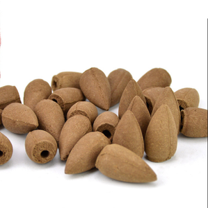 <span class=keywords><strong>Coni</strong></span> di <span class=keywords><strong>Incenso</strong></span> a Flusso Inverso in Legno di Sandalo Cinese Naturale Puro, Fatti a Mano, con 15 Minuti di Durata, per Tutte le Stagioni - Product Image 4