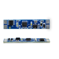 Interrupteur à capteur IR AiPin DC5V 24V sans soudure, variateur de lumière LED en plastique pour bande lumineuse, carte de circuit à variation manuelle par geste, charge maximale 144W