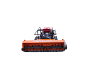 Tondeuse à gazon chenillée télécommandée diesel à couple élevé, gyrobroyeur tout-terrain pour vergers, parcs, forêts et chemins boueux