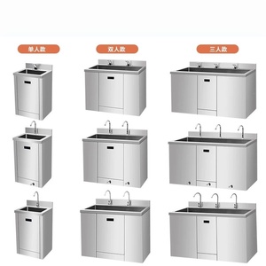 Nouvelle évier-lavabo en acier inoxydable pour atelier de purification et désinfection de piscines - Product Image 5