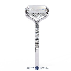 Bague en or 18 carats avec diamant de laboratoire pour femme, bague de fiançailles et de mariage de luxe, fabricant de bijoux fins sur mesure - Product Image 1